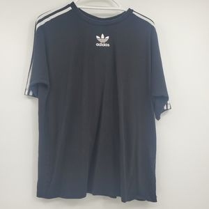 Adidas Shirt Black Men's Medium Basic Casual